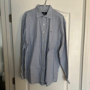 Men's Blue Checkered Shirt